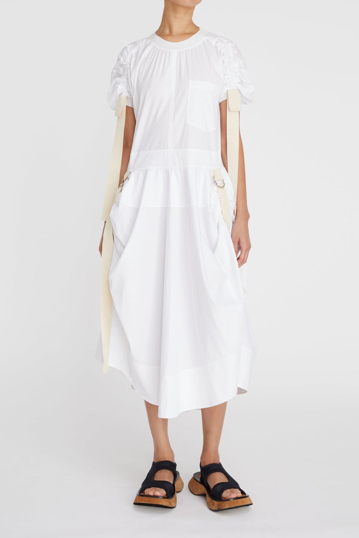 Soho Midi Dress in Natural - shop-olivia.com