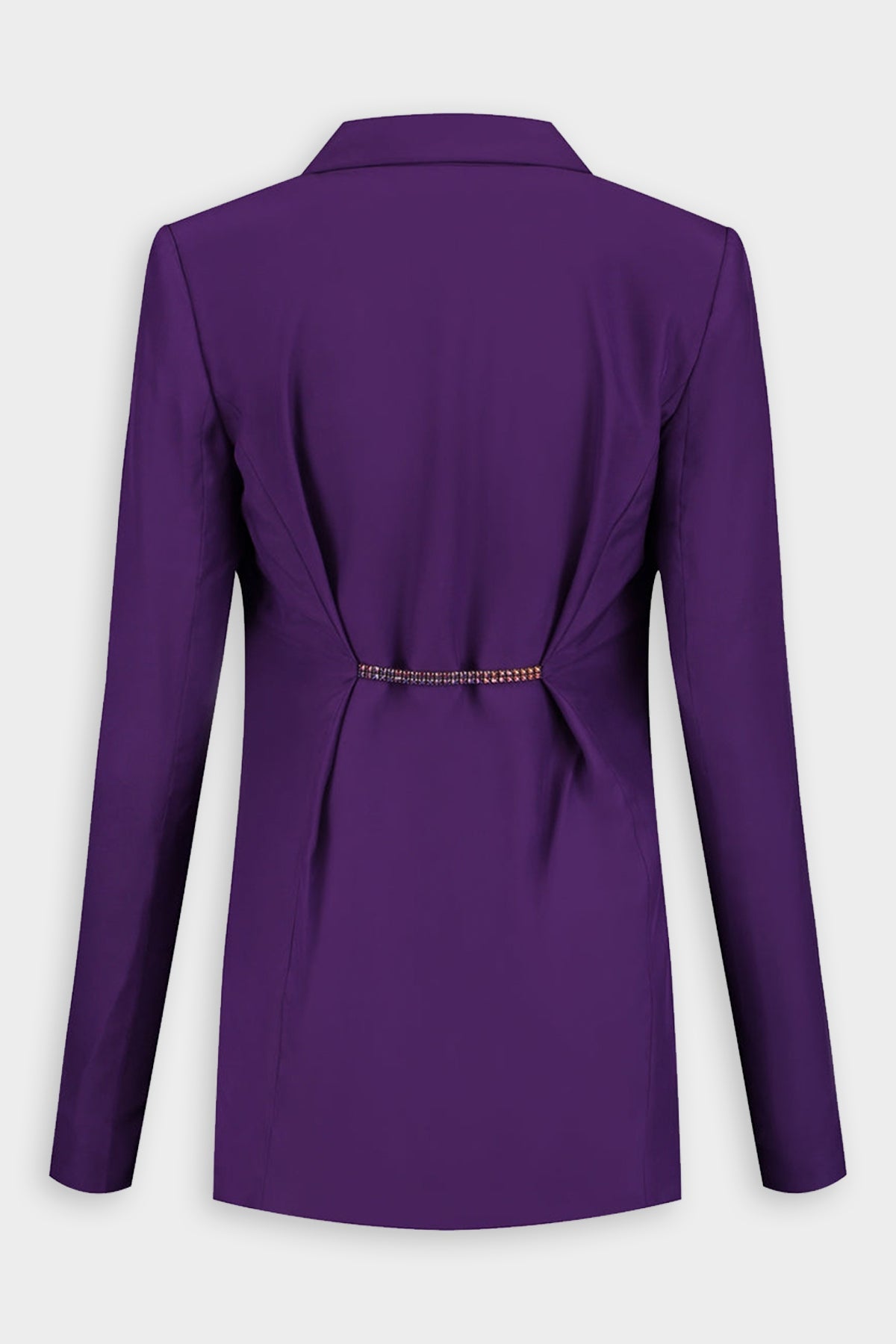 Soka Blazer Shirt in Purple - shop-olivia.com