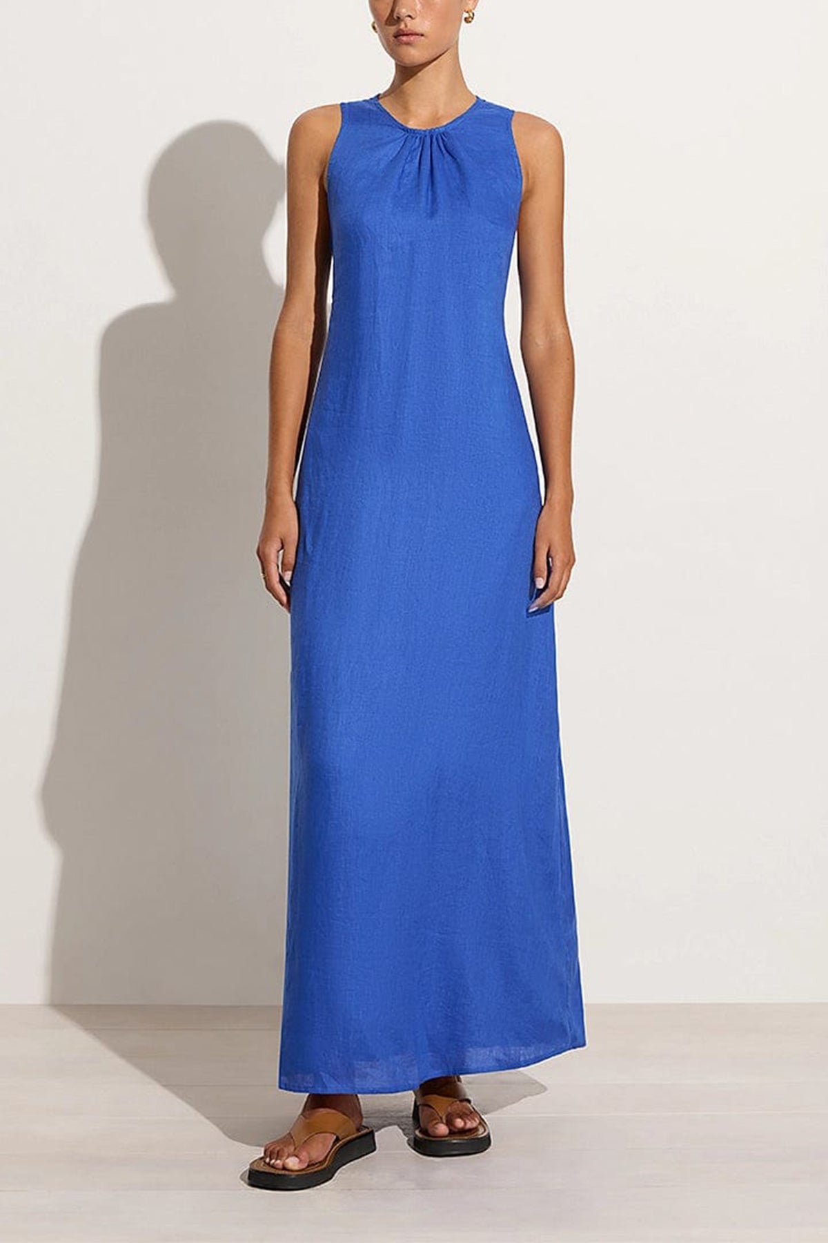 Sommar Maxi Dress in Sicilian Blue - shop-olivia.com