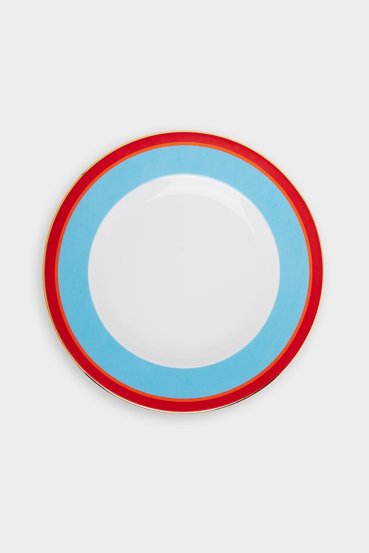 Soup and Dinner Plate Set of 2 in Rainbow Azzurro - shop-olivia.com