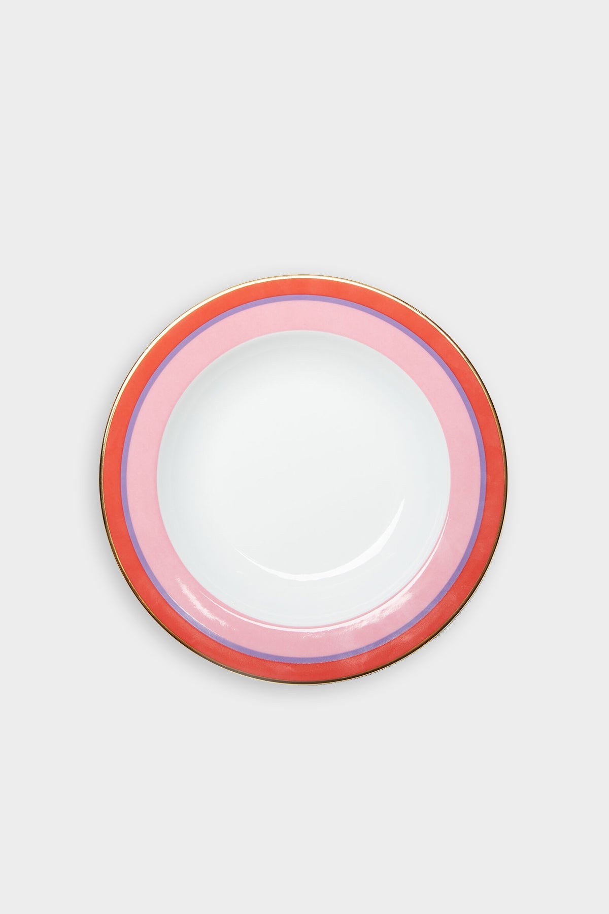 Soup and Dinner Plate Set of 2 in Rainbow Rosa - shop-olivia.com