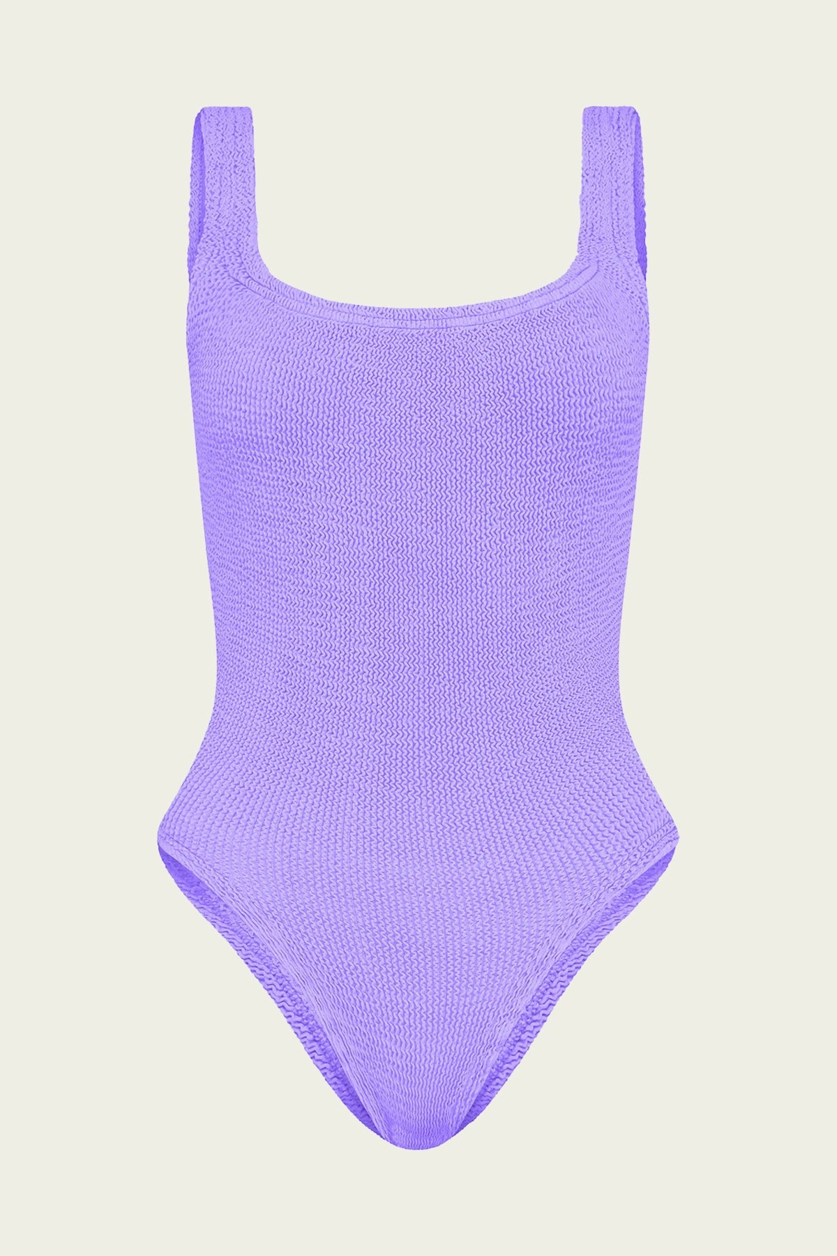 Lilac Square Neck One Piece Swimsuit
