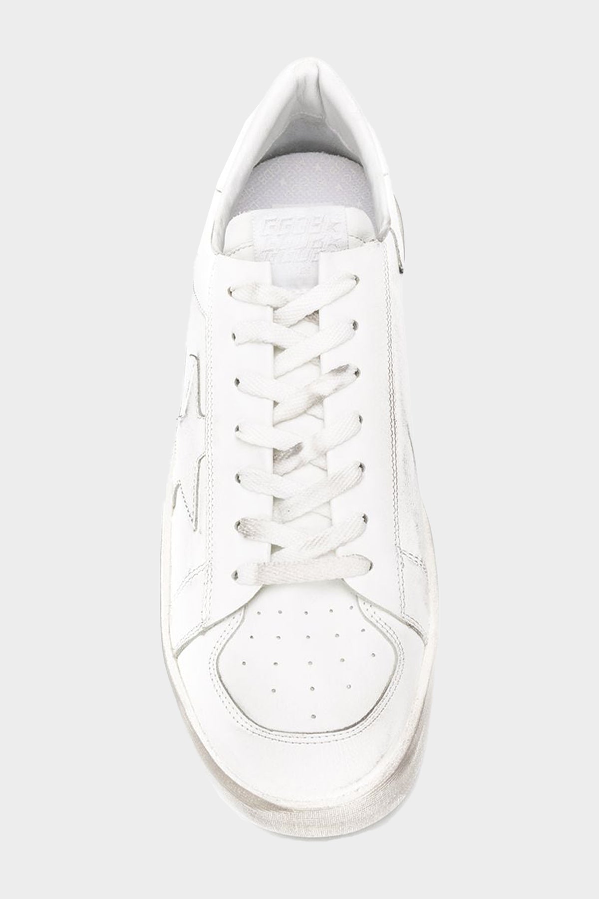 Stardan Optic White Leather Men Sneaker - shop-olivia.com