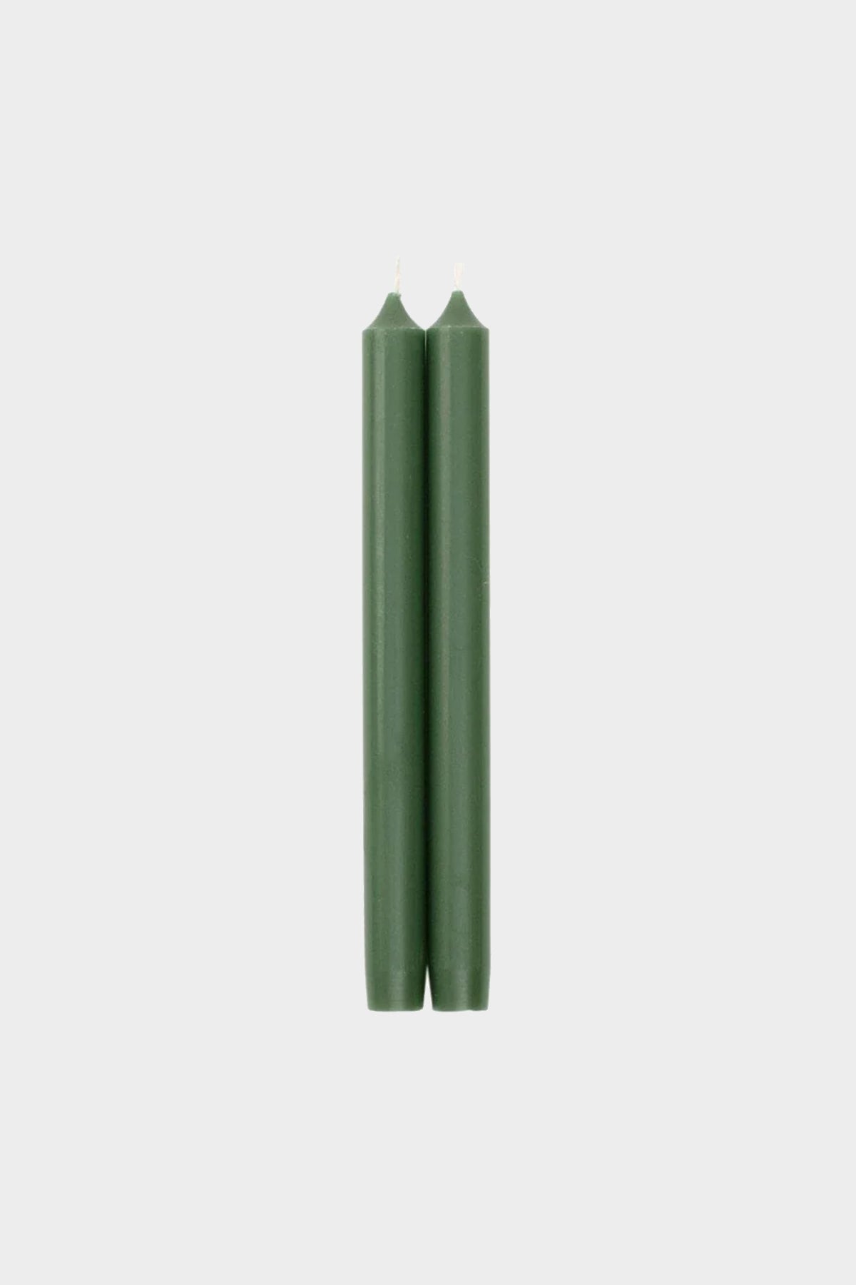 Straight Taper 10" Candles in Hunter Green - 2 Candles Per Package - shop-olivia.com