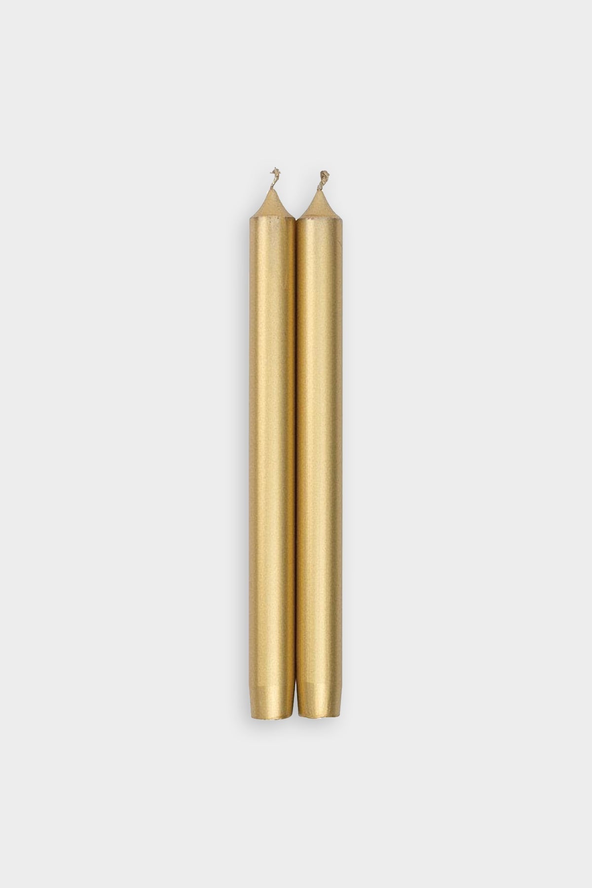 Straight Taper 12" Candles in Gold - 2 Candles Per Package - shop-olivia.com