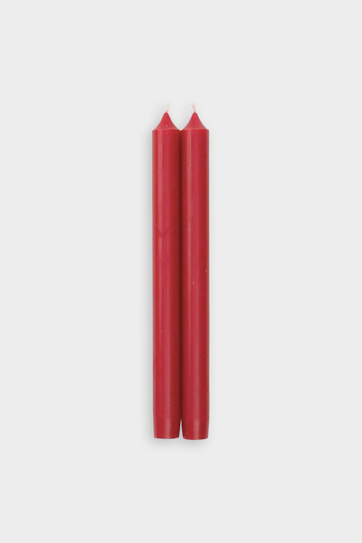 Straight Taper 12" Candles in Red - 2 Candles Per Package - shop-olivia.com