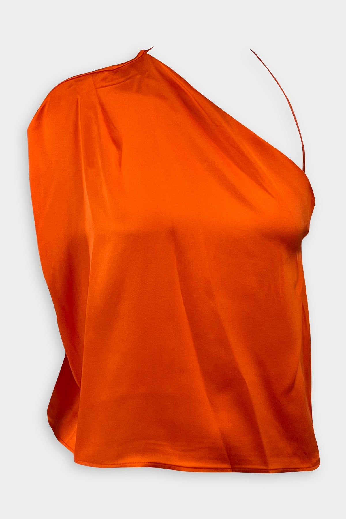 Strappy Drape Top in Orange - shop-olivia.com