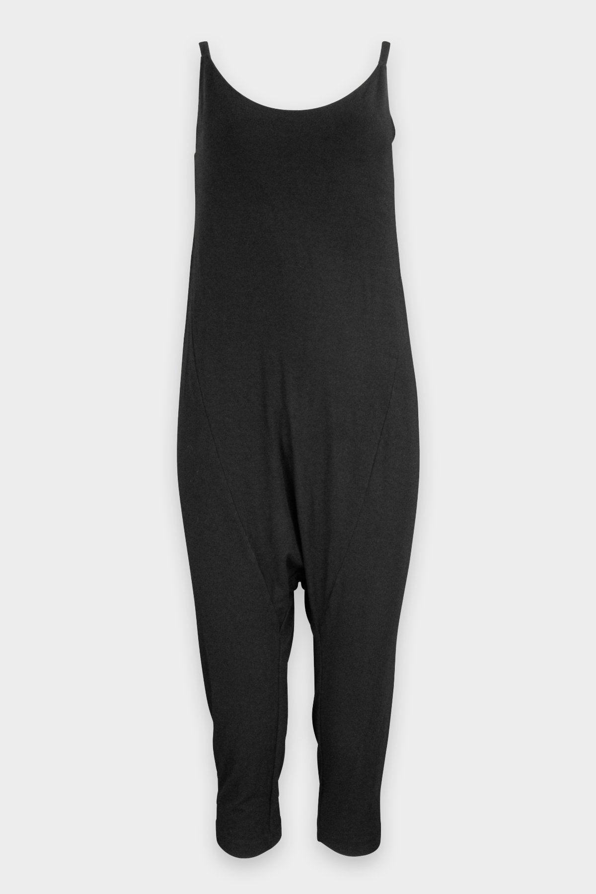 Strappy Droprise Jumpsuit in Black - shop-olivia.com