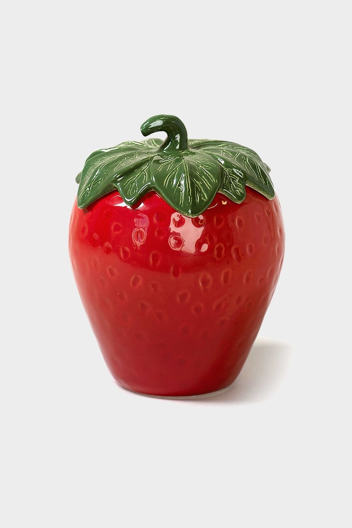 Strawberry Ceramic Candle in Red - shop-olivia.com