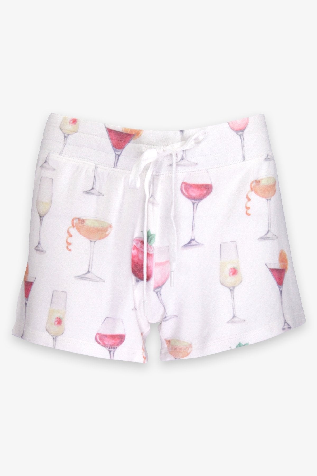 Sunset Spritzers Pajama Short in Ivory - shop-olivia.com