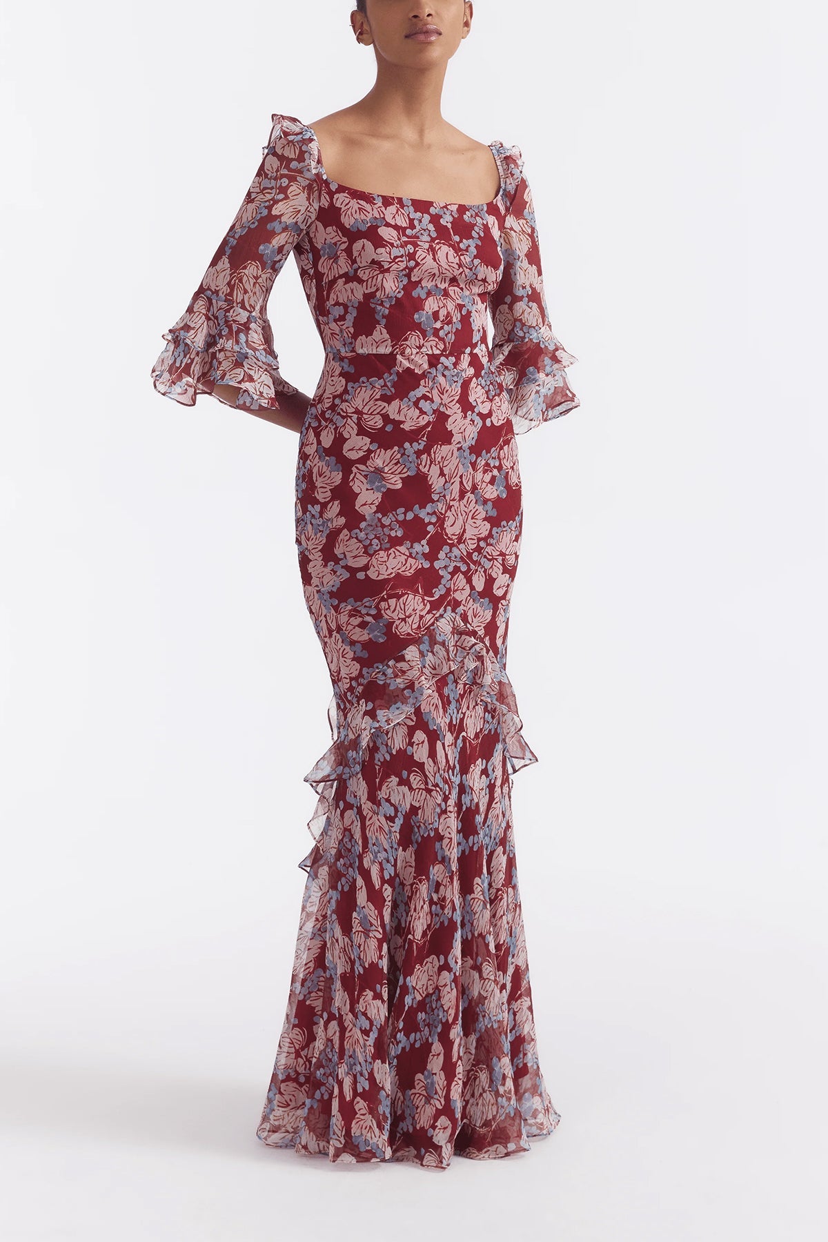 Tamara D Dress in Mulberry Cerise - shop-olivia.com