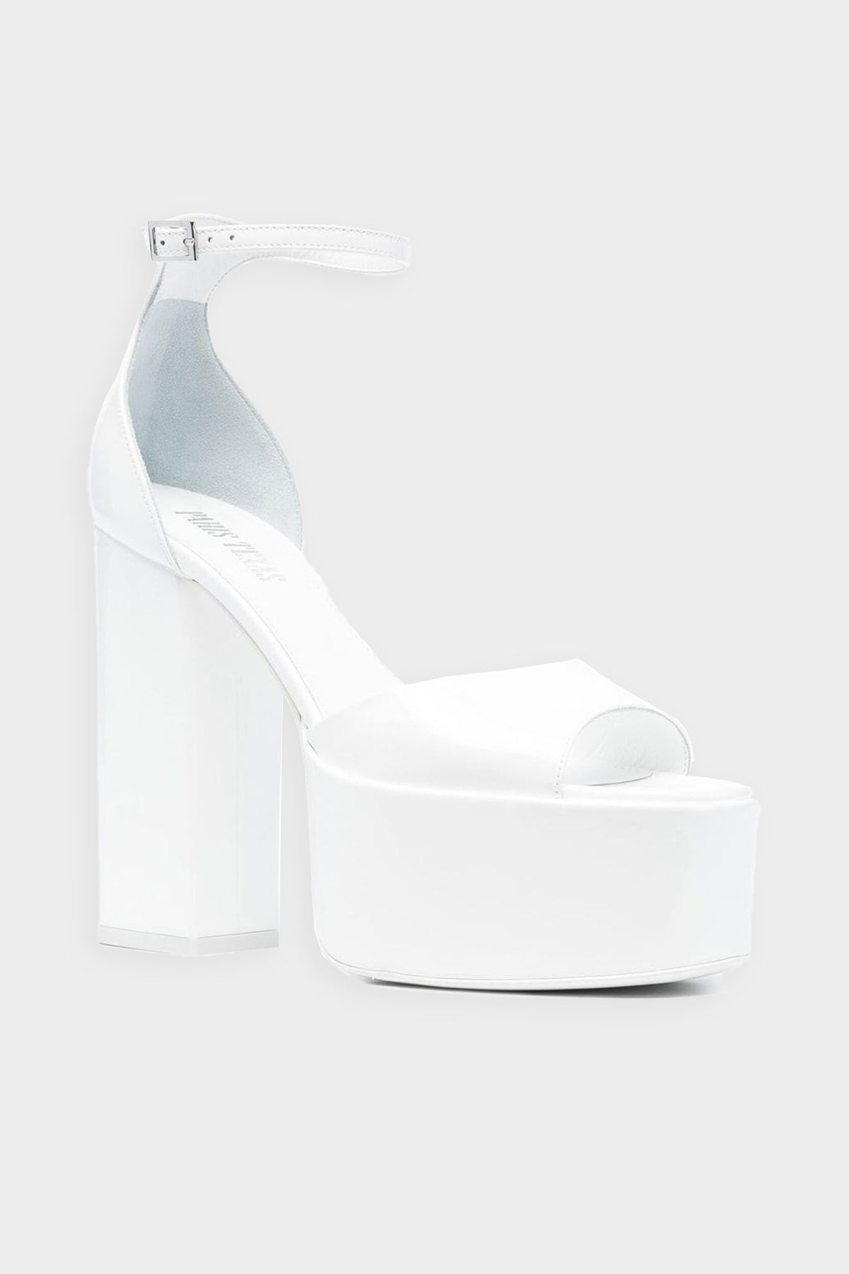 Tatiana Platform Sandal in White - shop-olivia.com