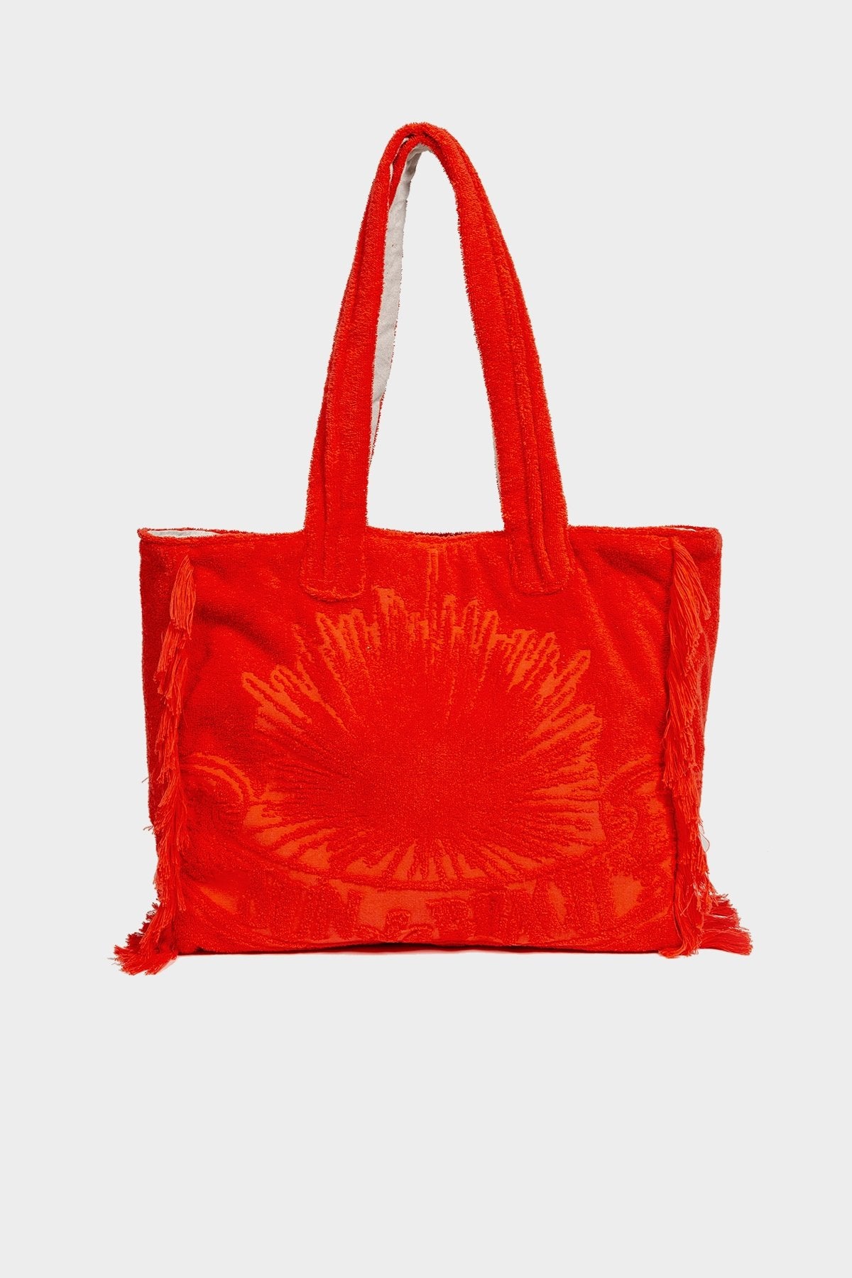 Terry Tote Beach Bag in Just Orange - shop-olivia.com