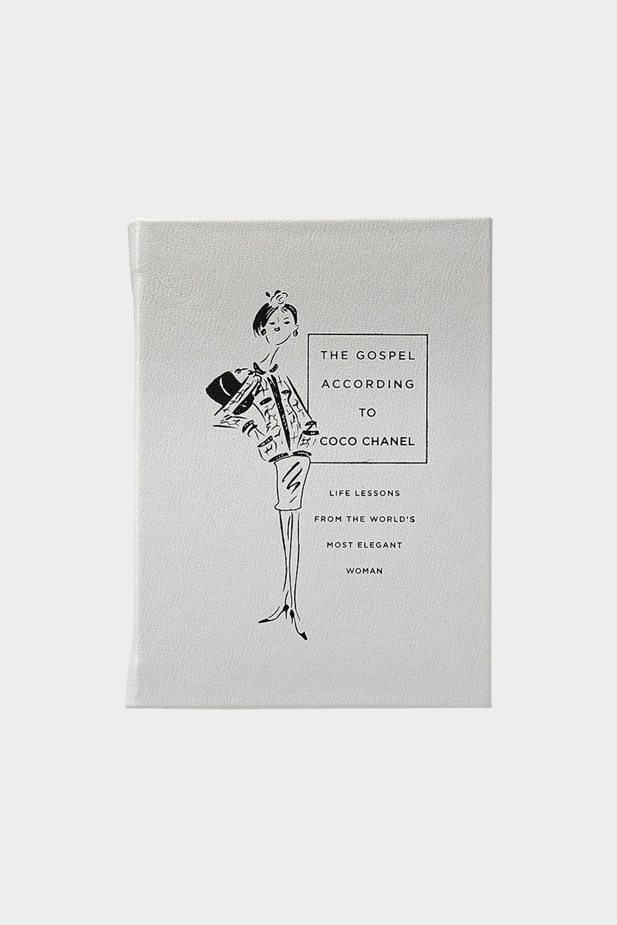 The Gospel According To Coco Chanel in White Leather - shop-olivia.com
