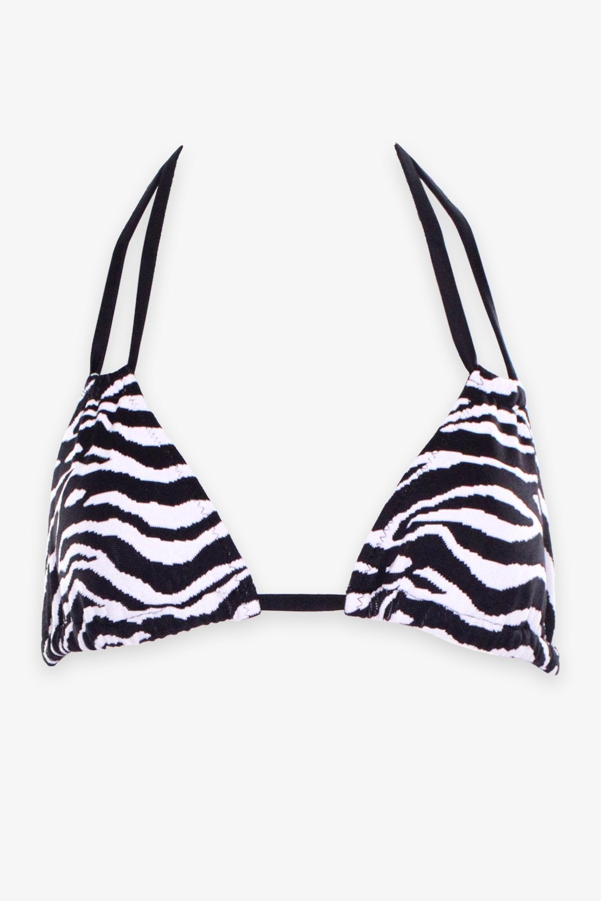 The Tenley Bikini Top in Zebra Jacquard - shop-olivia.com