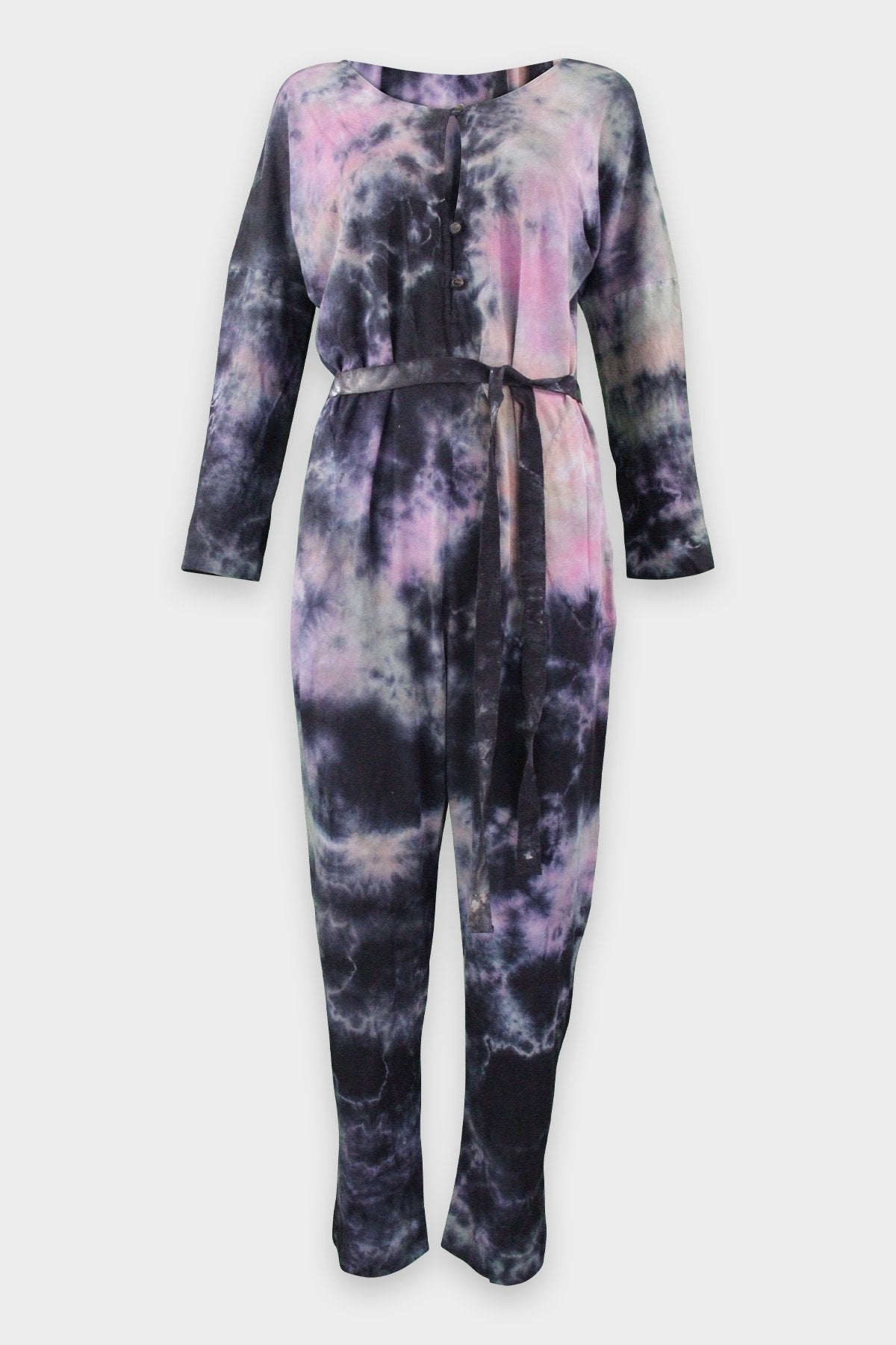 Tie Dye Flight Suit in Nebula - shop-olivia.com