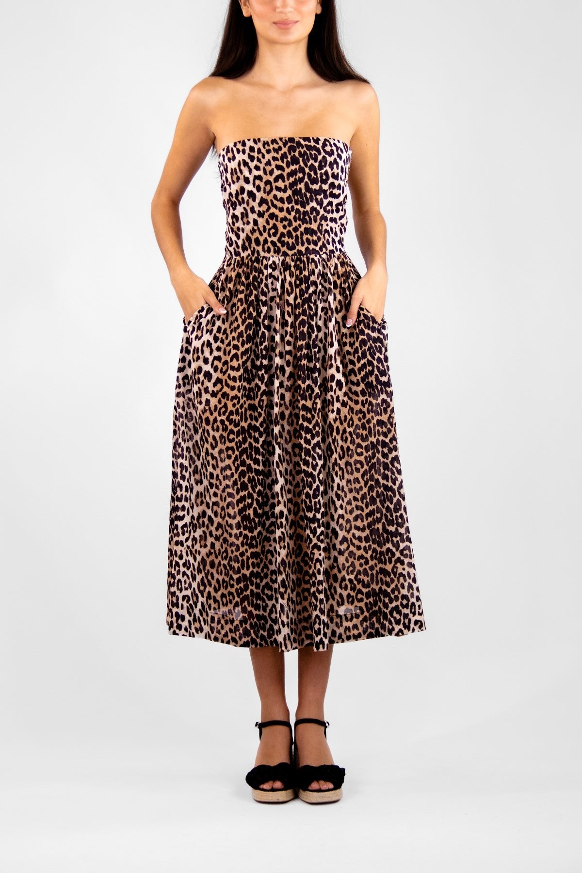 Tieband Multifunctional Dress in Leopard - shop-olivia.com