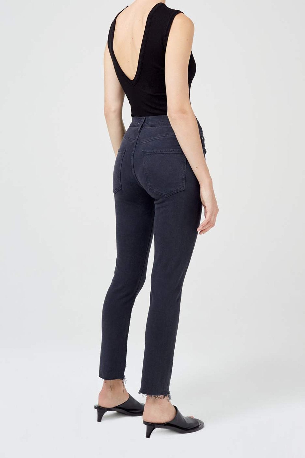 Toni Mid Rise Straight Jean in Feral - shop-olivia.com