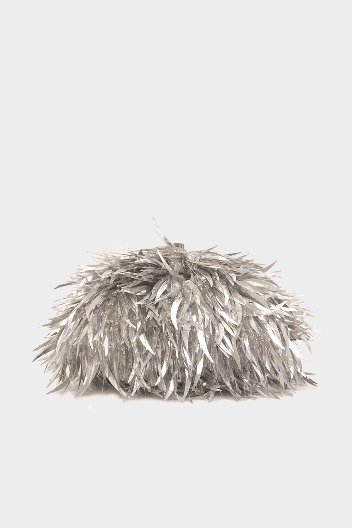 Tooth Sequin Coin Purse in Silver - shop-olivia.com