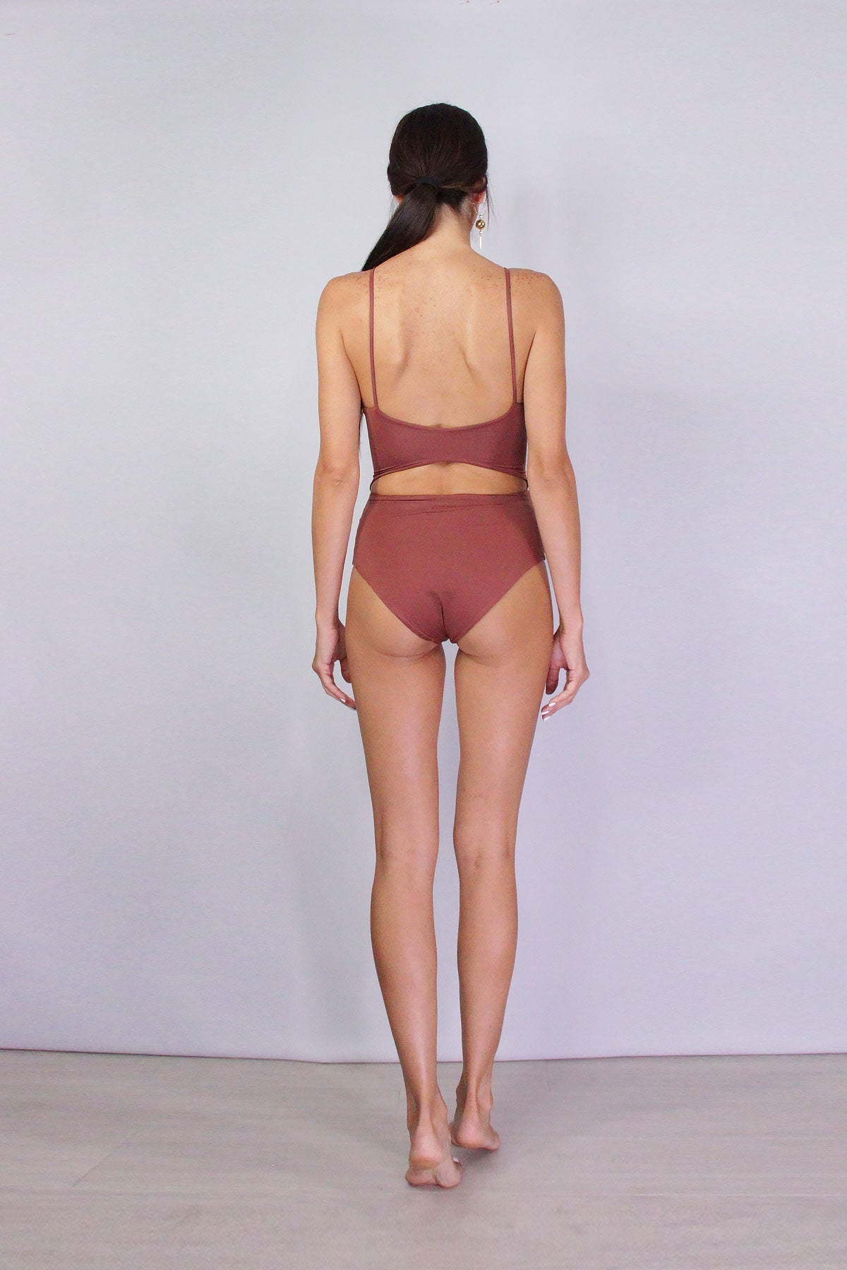 Triana One-Piece Swimsuit in Capuccino - shop-olivia.com