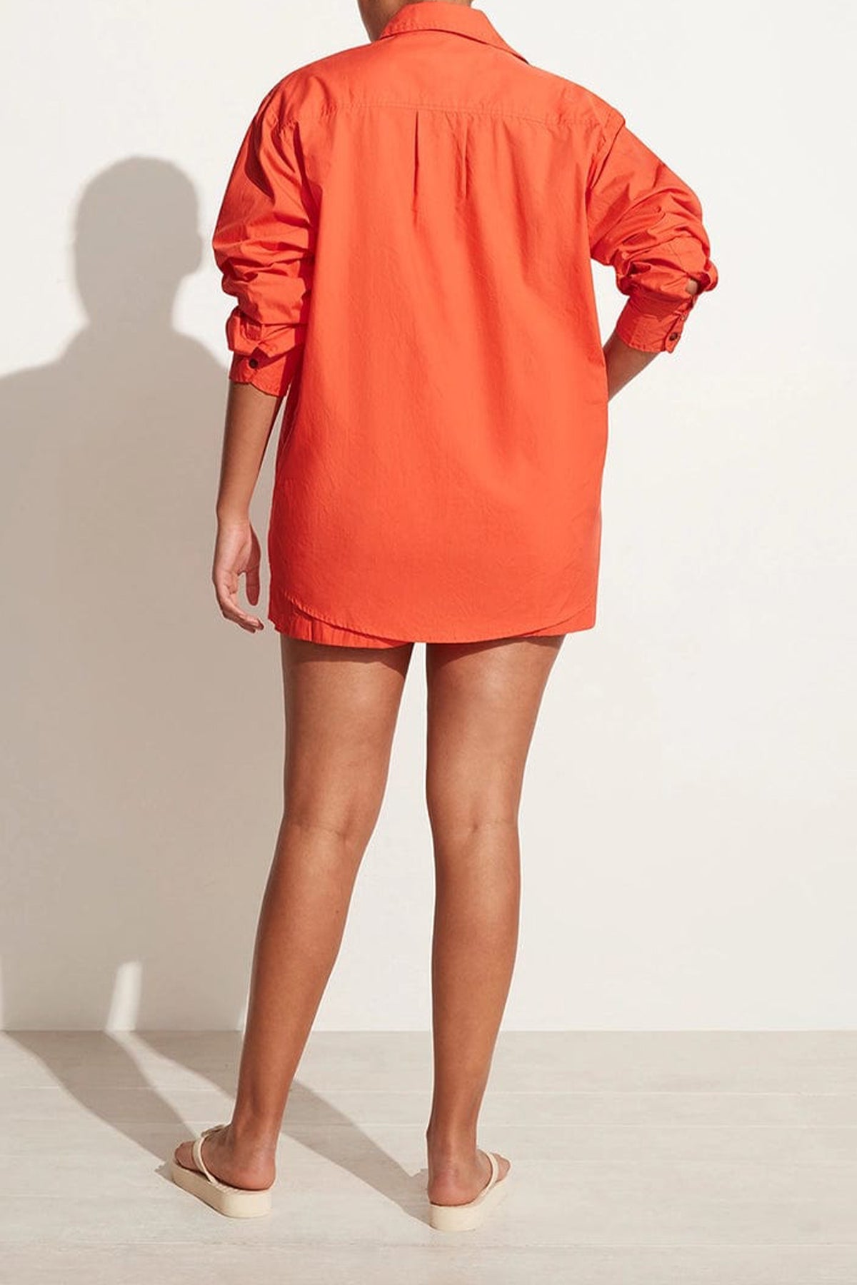 Tropea Shirt in Morange - shop-olivia.com