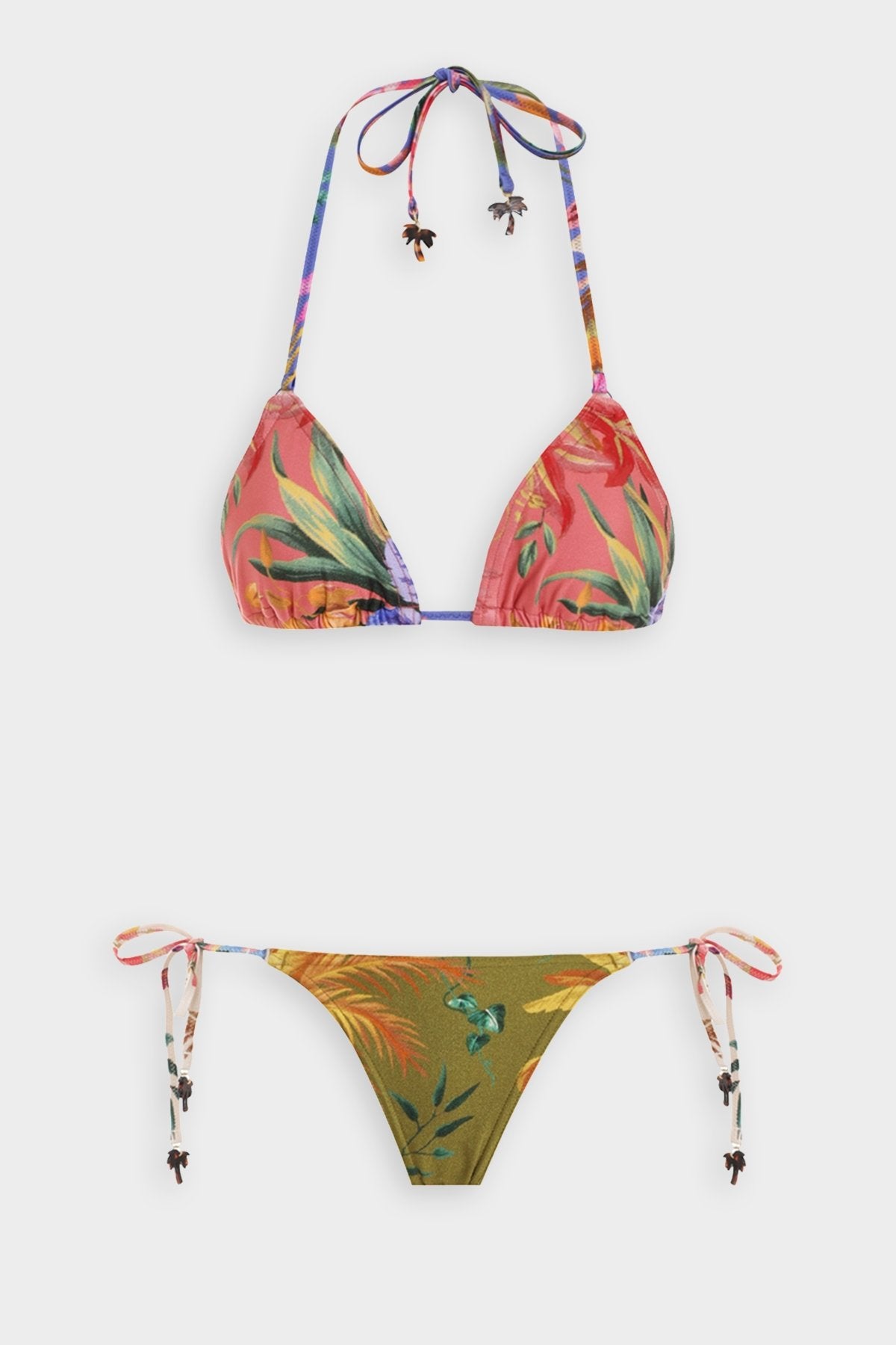 Tropicana Mini Tri Bikini Set in Spliced - shop-olivia.com