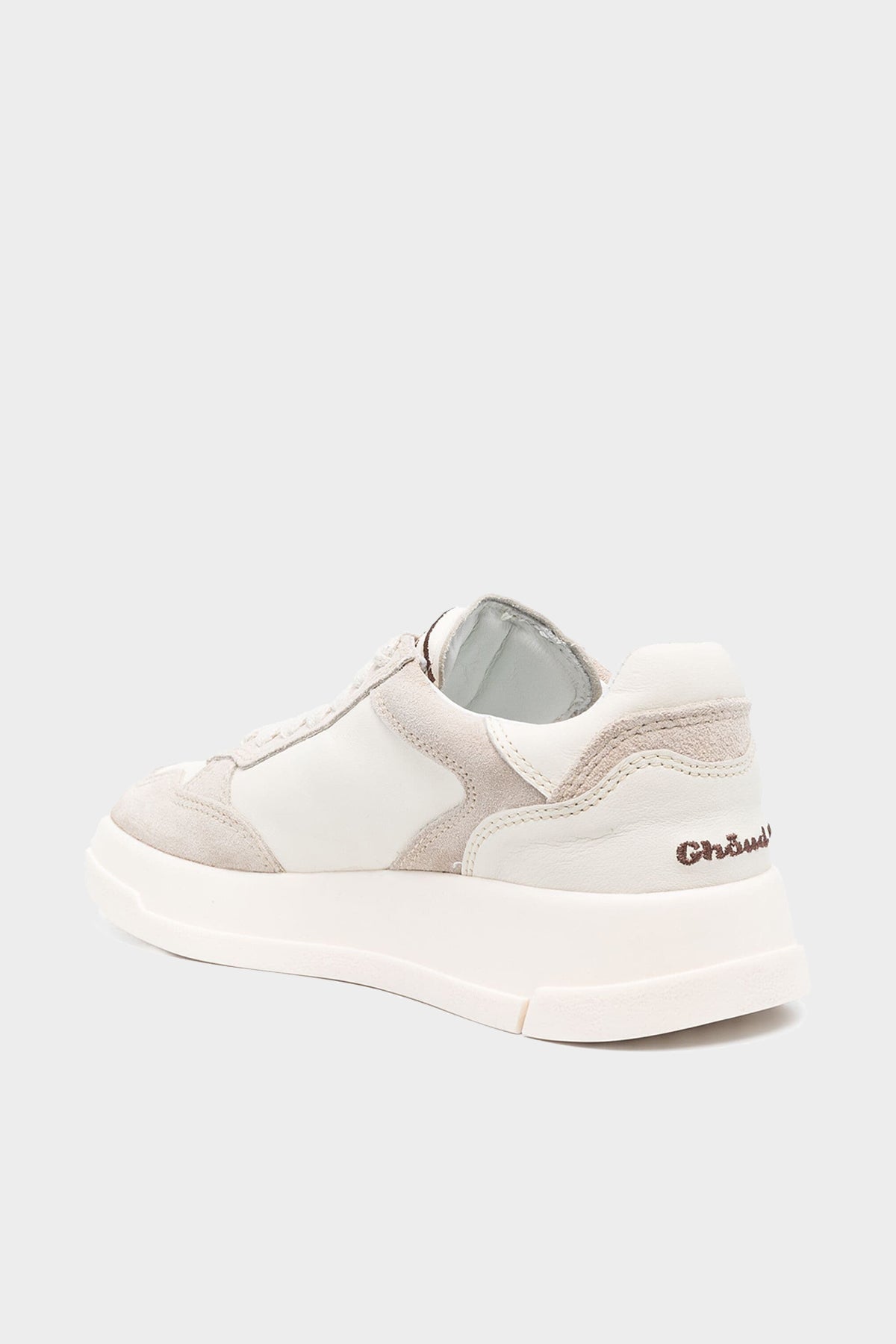 Tweener Leather & Suede Sneakers in Neutral - shop-olivia.com