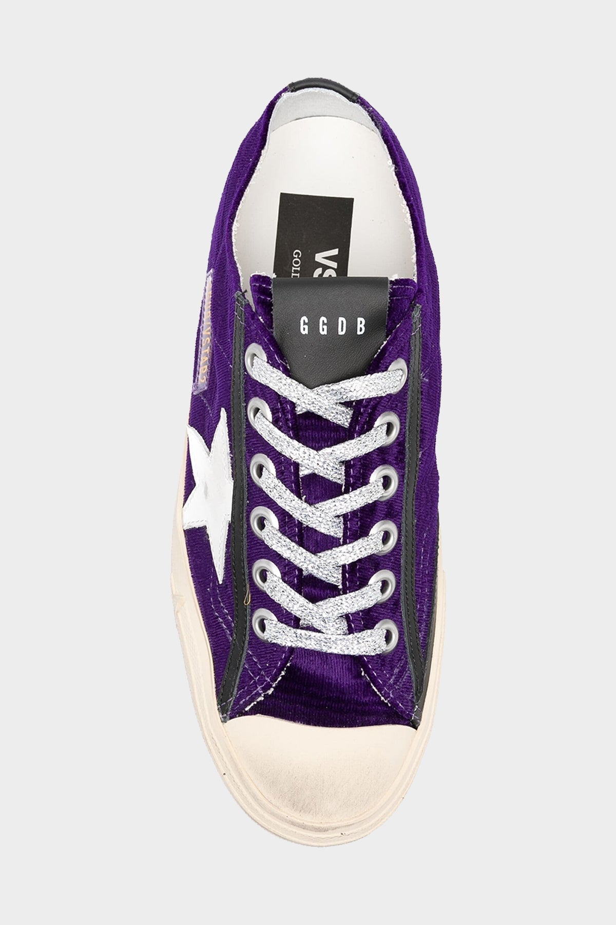 V-Star Purple Velvet Sneaker - shop-olivia.com