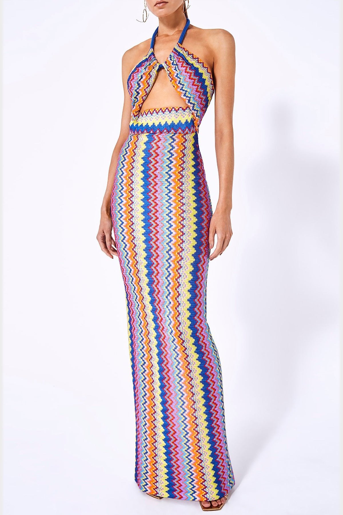 Vedette Maxi Dress in Sunrise Knit - shop-olivia.com