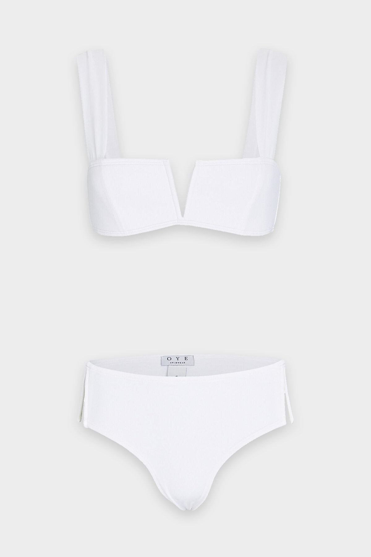 Victoria Low Rise Bikini Set in White - shop-olivia.com