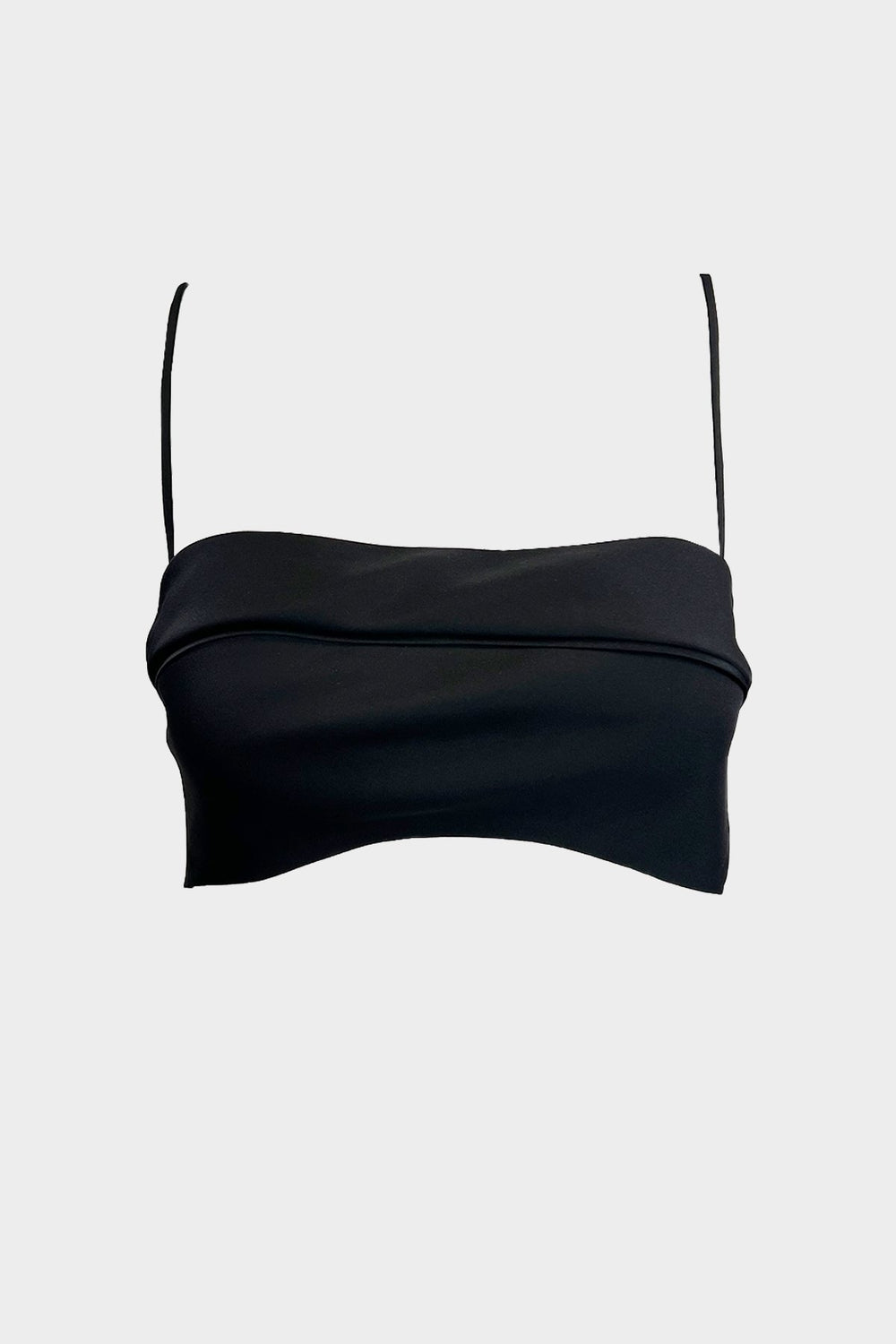 Vietnamese Silk Camisole Tube Bra in Black