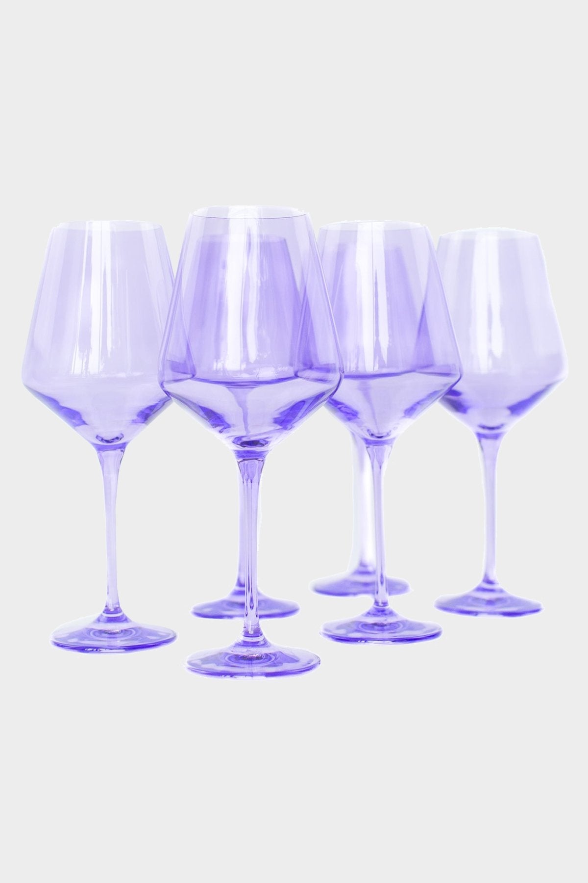 Wine Stemware Glass in Lavender - Set of 6 - shop-olivia.com
