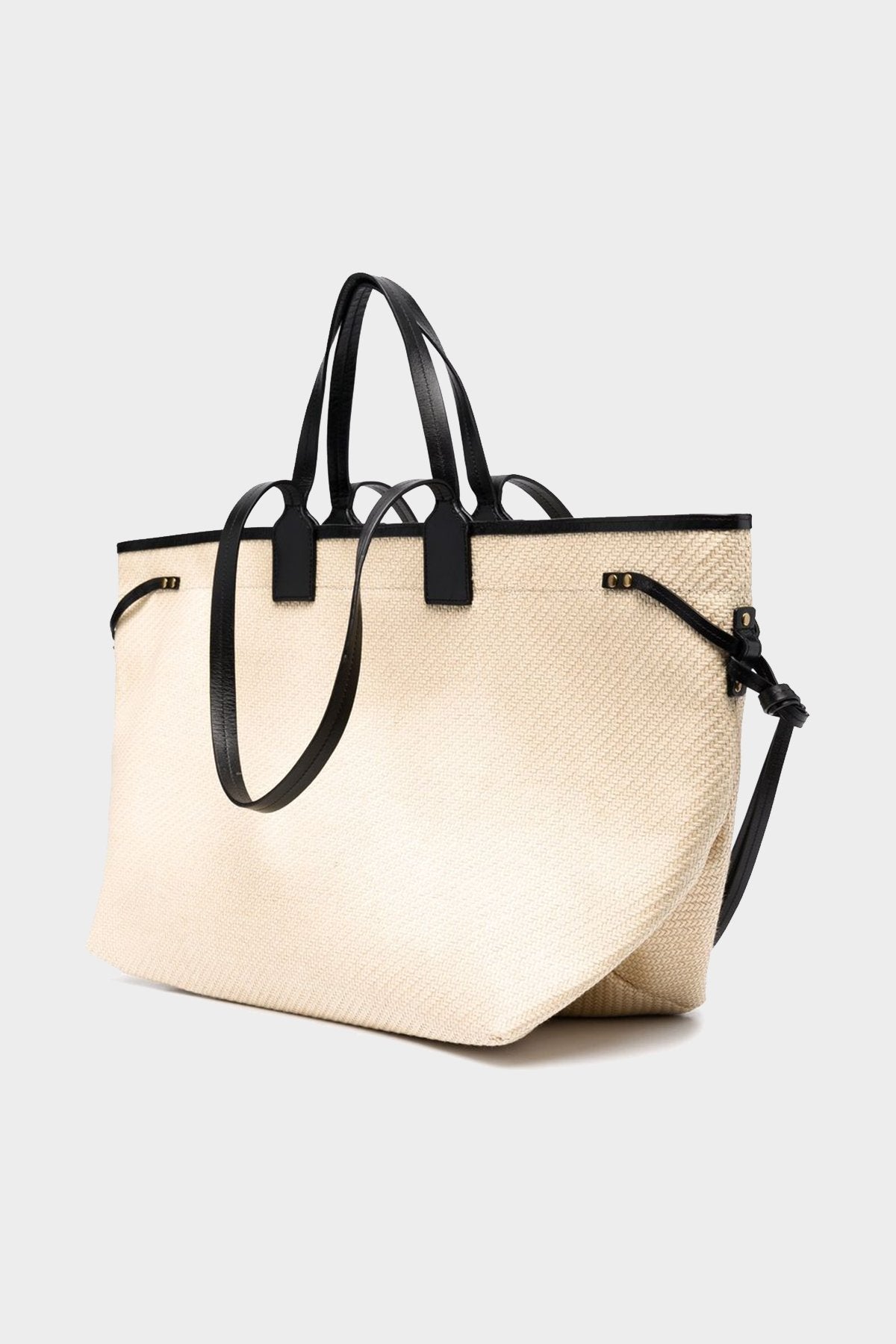 Wydra Shoulder Bag in Natural Black - shop-olivia.com