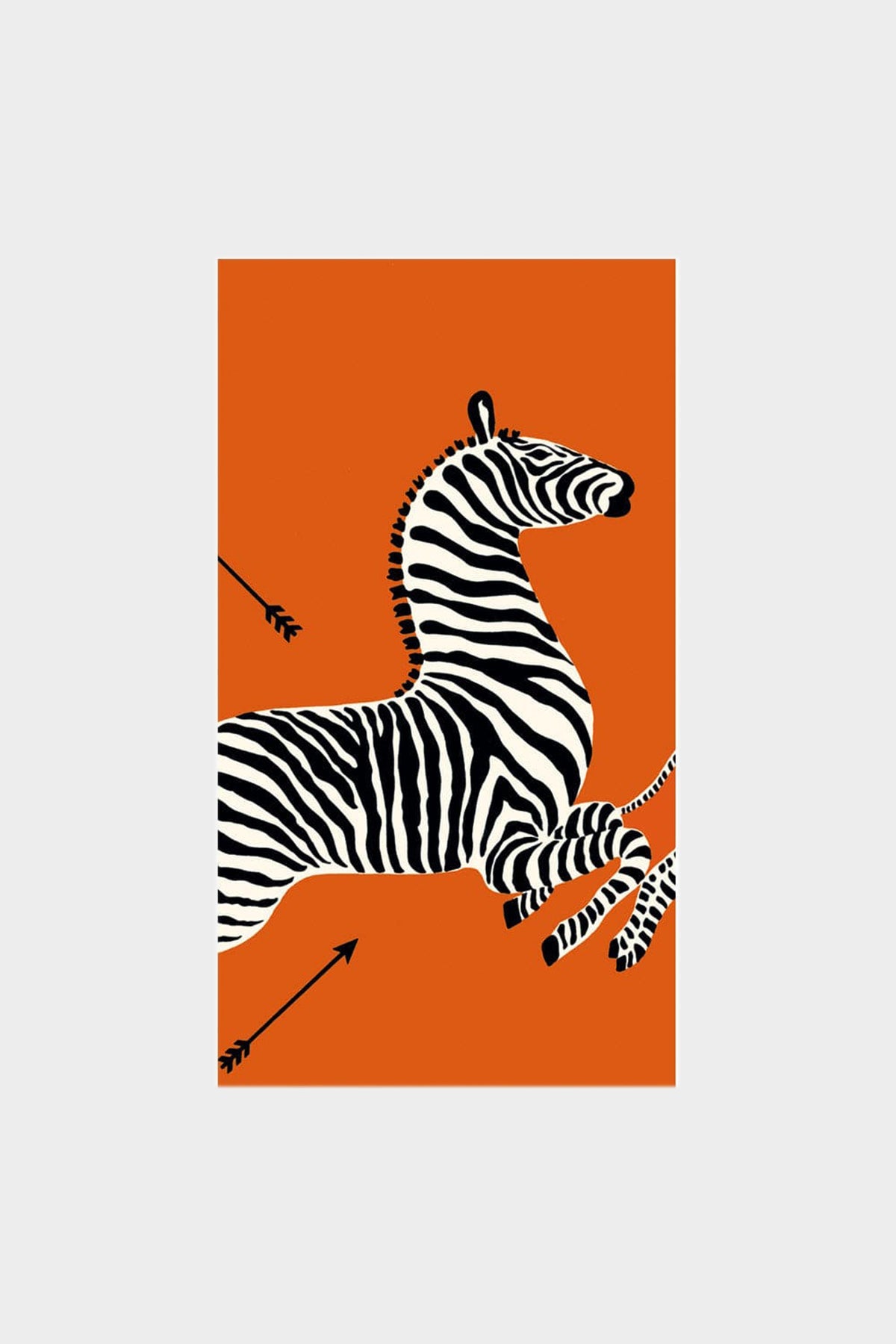 Zebras Orange Guest Towel Napkins - shop-olivia.com