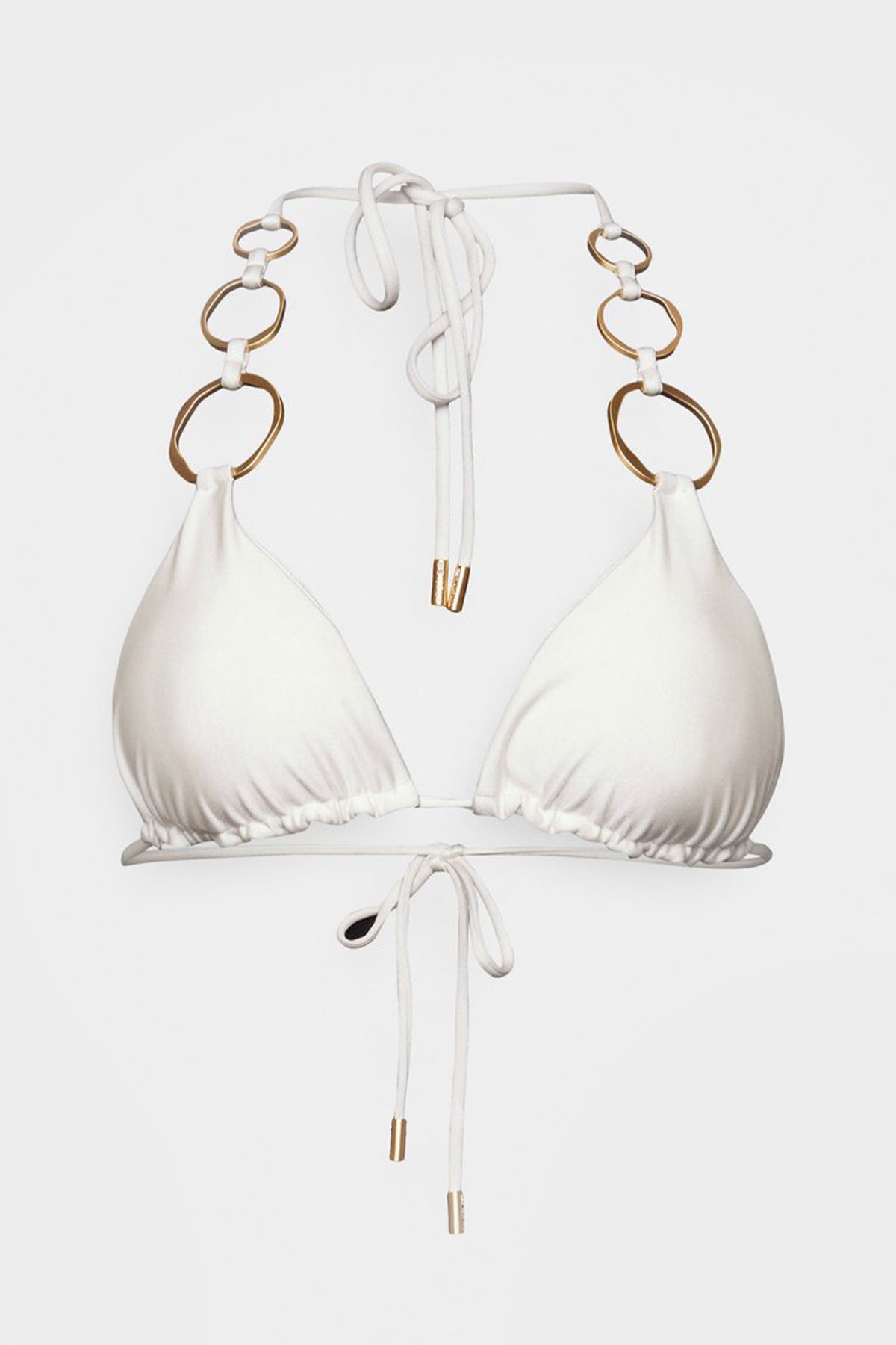 Zoey Bikini Top in Off White - shop-olivia.com