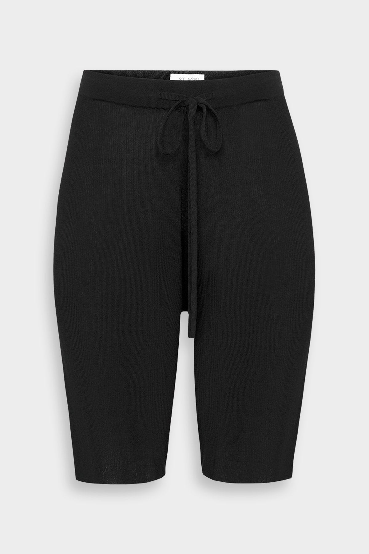 Zola Knit Long Shorts in Black - shop-olivia.com